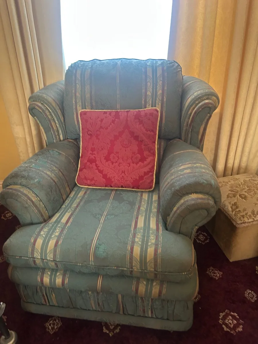 Sofa Couch & Armchair - Image 1
