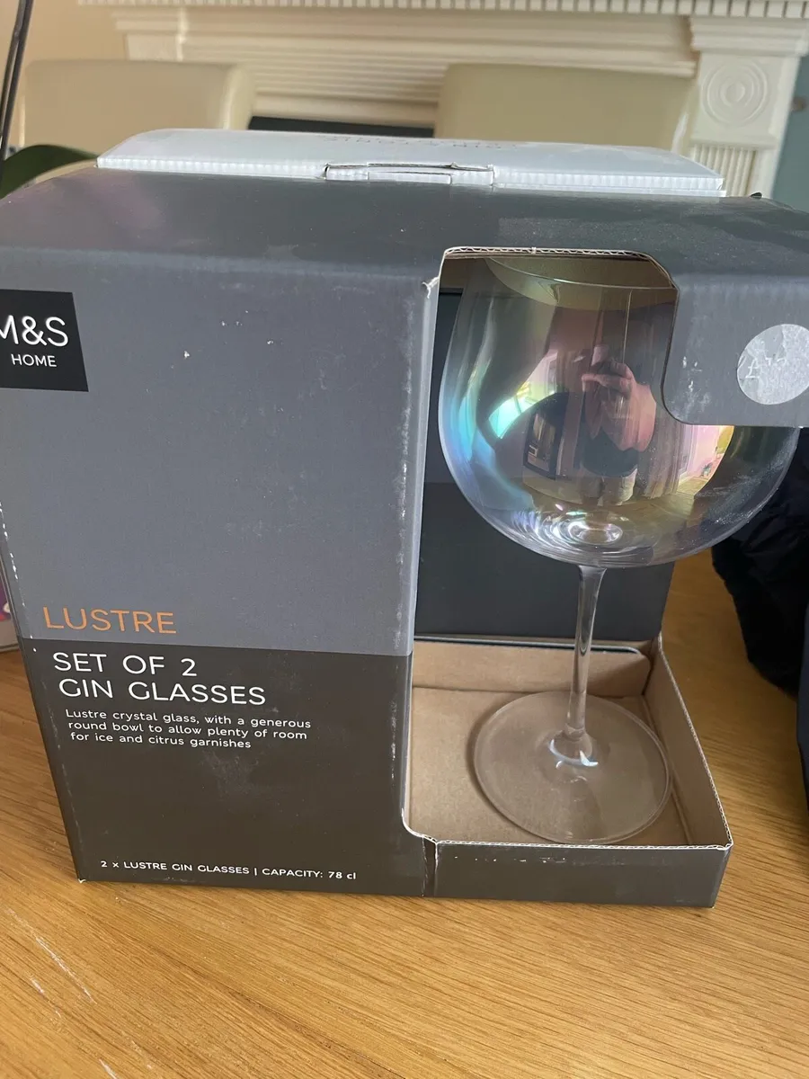 M&S Gin and Tonic Glasses - Image 1