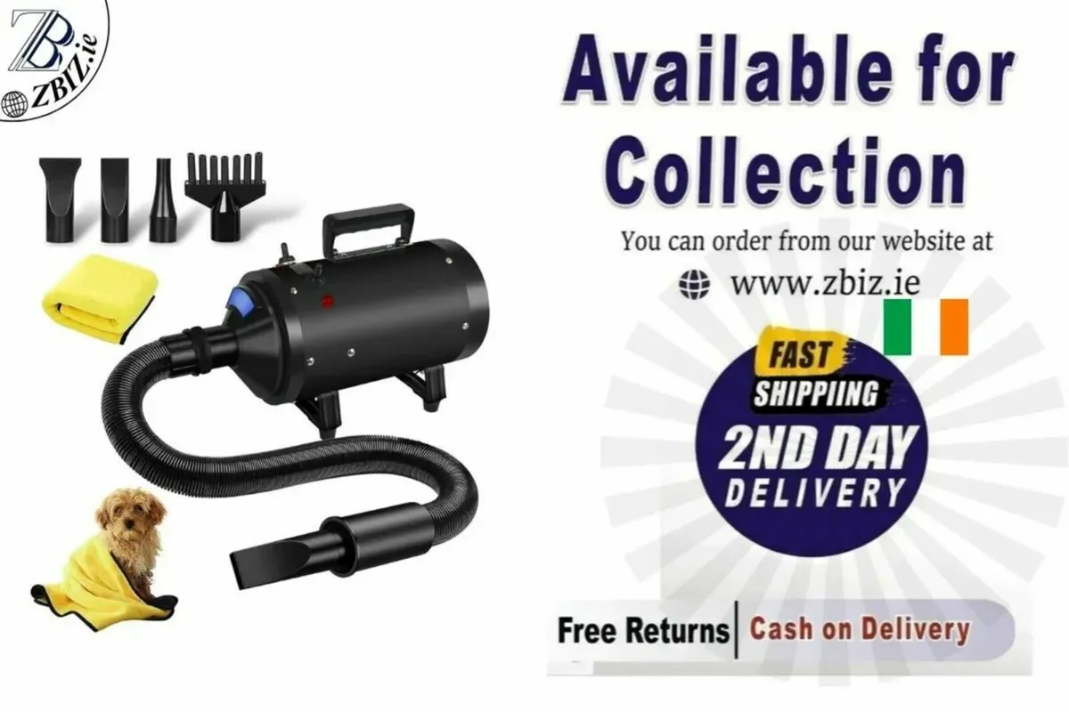 Pet Grooming Blower 2800W Constant Temp Dryer - Image 1