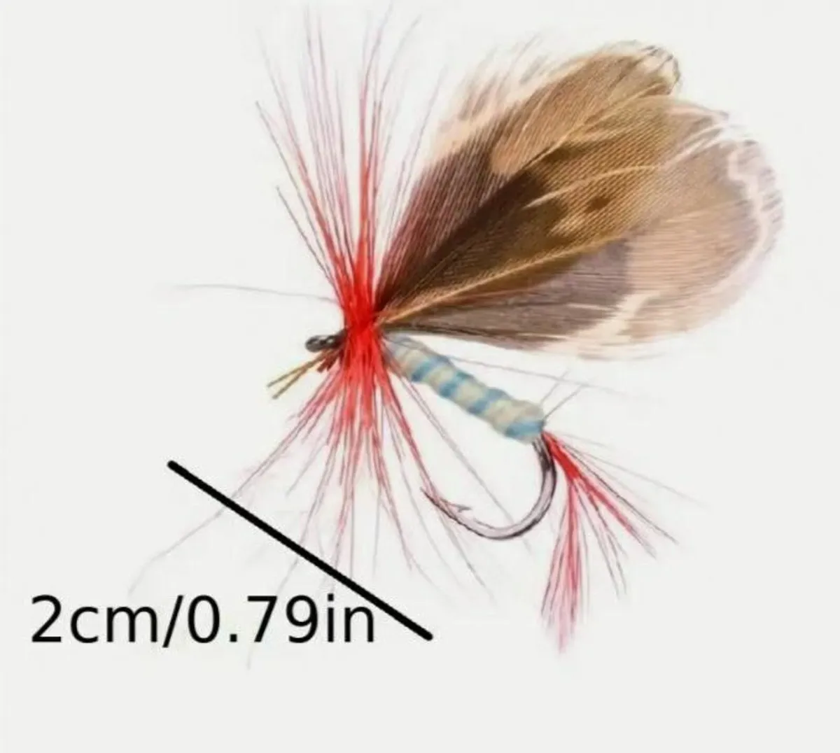 PACKET OF 12 FISHING FLIES (BRAND NEW). - Image 3