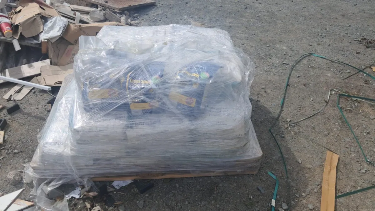 Tile Adhesive and Grout on Pallet - Image 1
