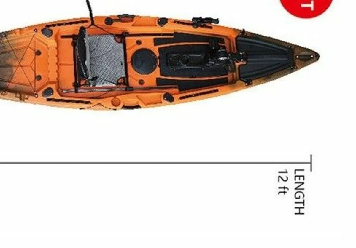 Horizon Kingfisher 120 pedal drive Fishing Kayaks - Image 1
