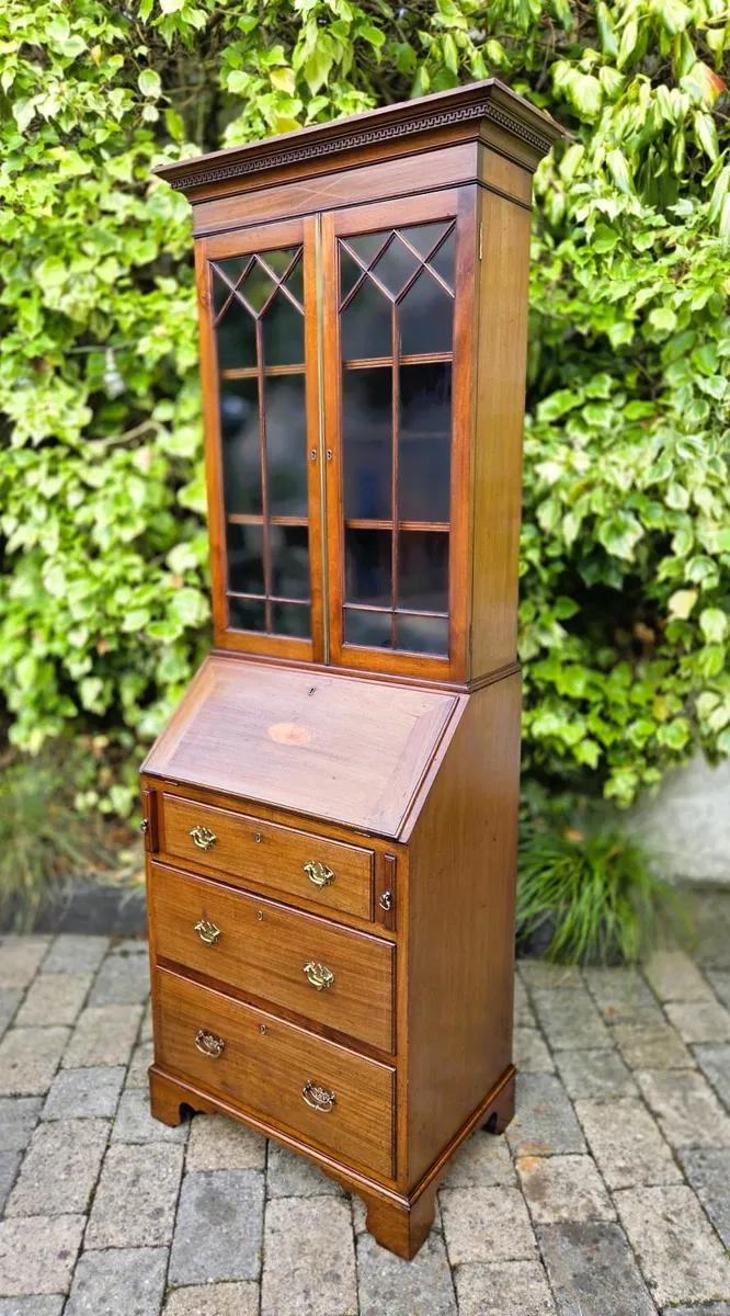 Edwardian Bureau Bookcase- Circa 1905 - Image 1