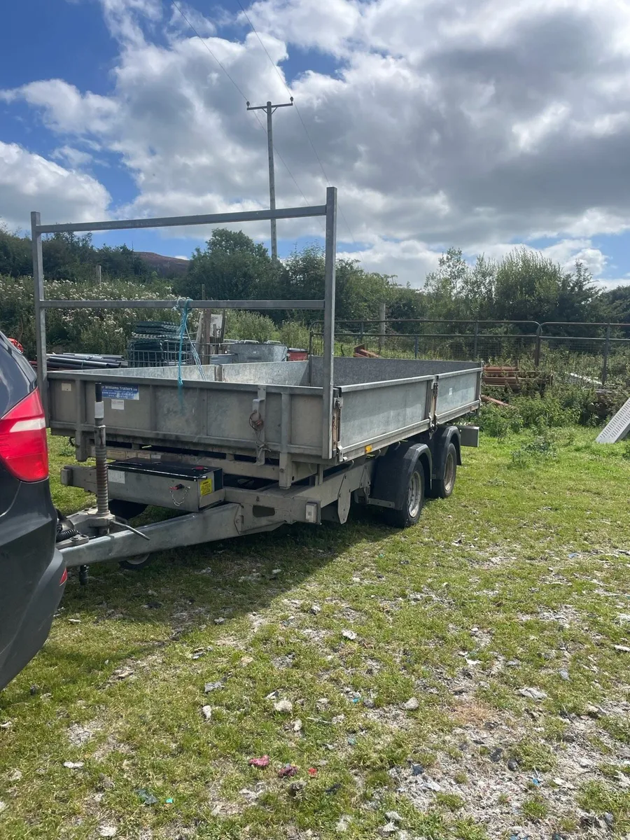 Ifor Williams tipping trailer 12ft by 6 ft - Image 3