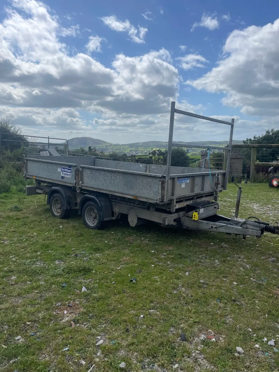 Ifor Williams tipping trailer 12ft by 6 ft - Image 4