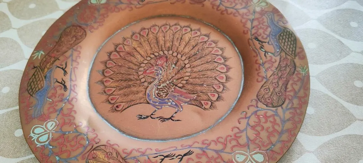 Vintage copper plate - Image 3