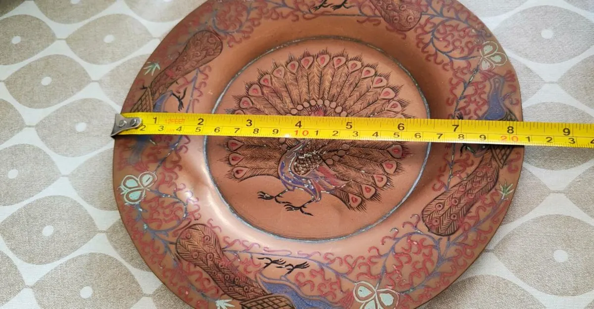 Vintage copper plate - Image 4
