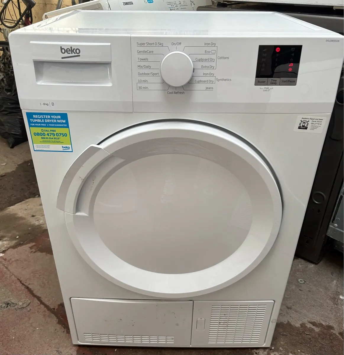 Beko Condenser Dryer 8kg Drum