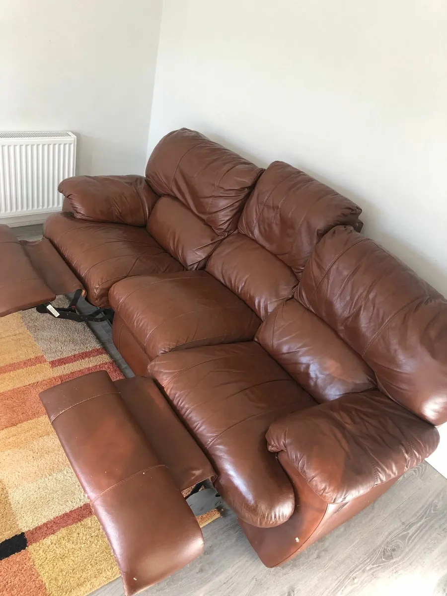 Leather sofa - Image 1