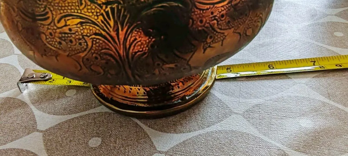 Vintage brass pot - Image 4