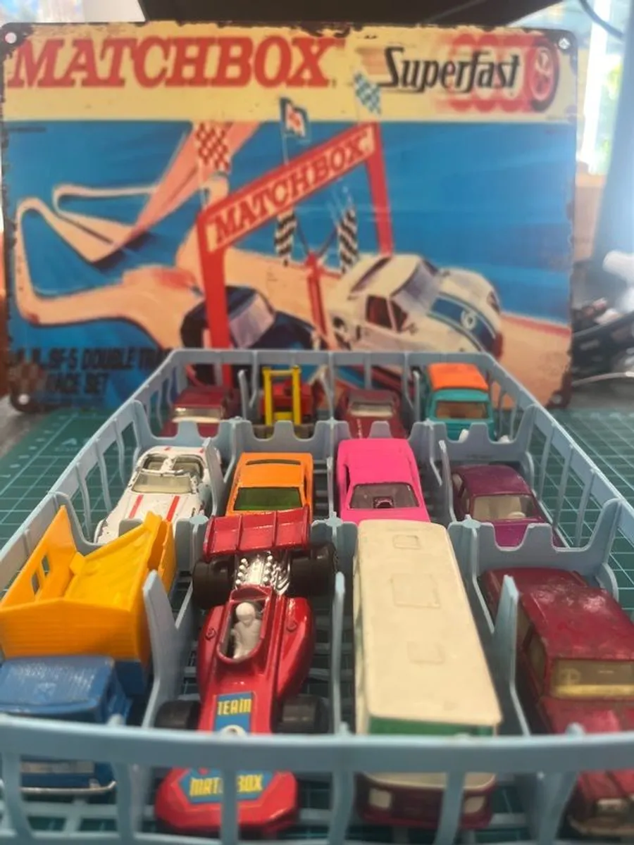 Rare Collection of Lesney Matchbox 1970s (1970-1975) with period match box carry case - Image 1