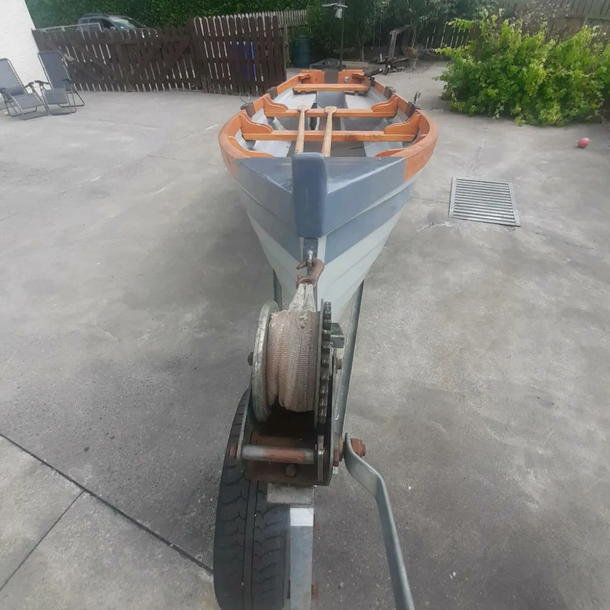 17ft lake boat and trailer - Image 3