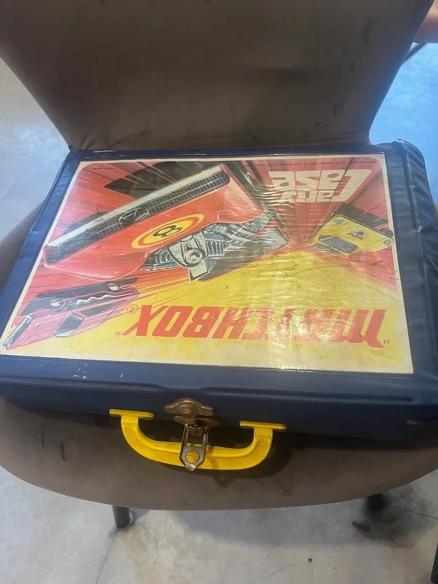 Super Rare 48 collection of Lesney Matchbox 1960s vehicles (1960-1969) with period match box carry case - Image 1