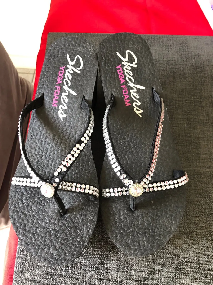 Ladies sketchers wedge sandals size 5 €15 - Image 1