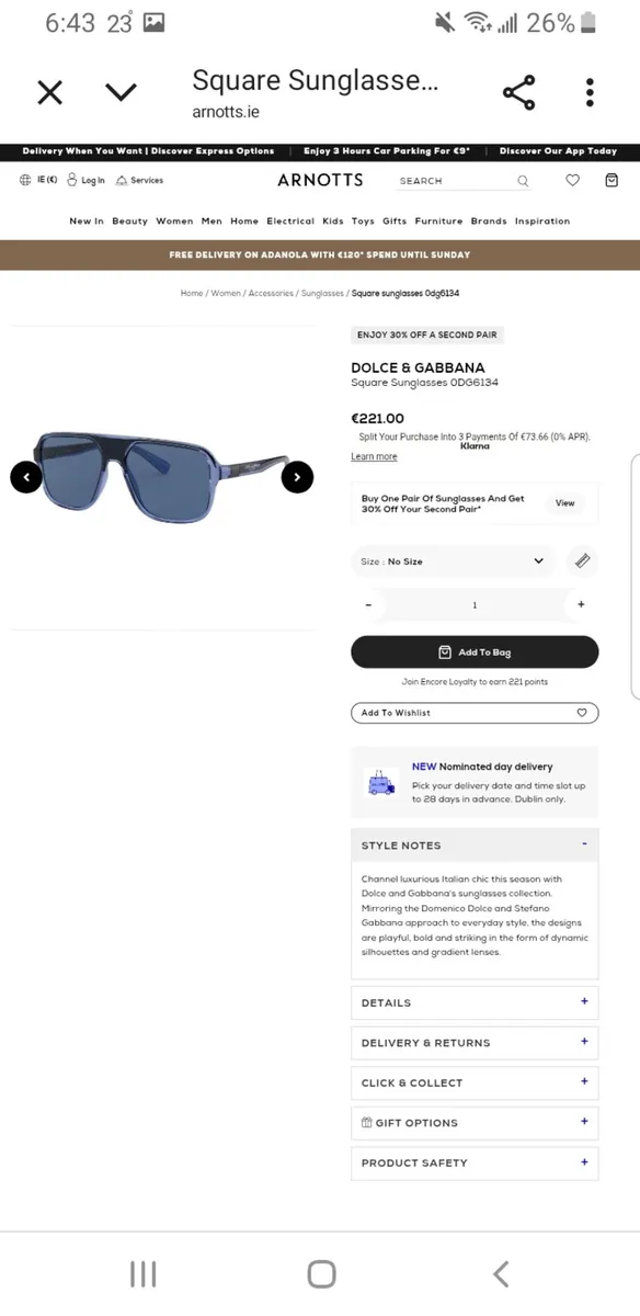 Dolce and Gabbana sunglasses - Image 3