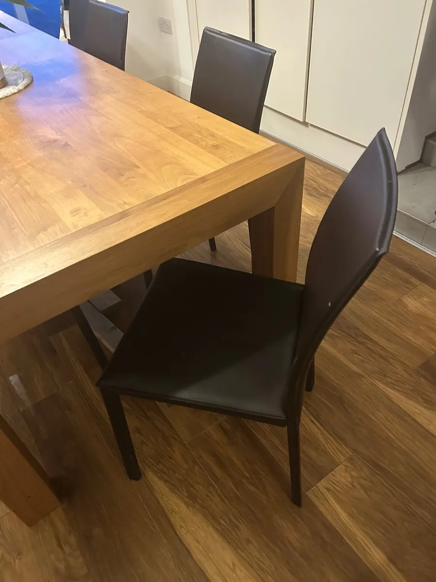 Dinning table and 8 chairs - Image 2