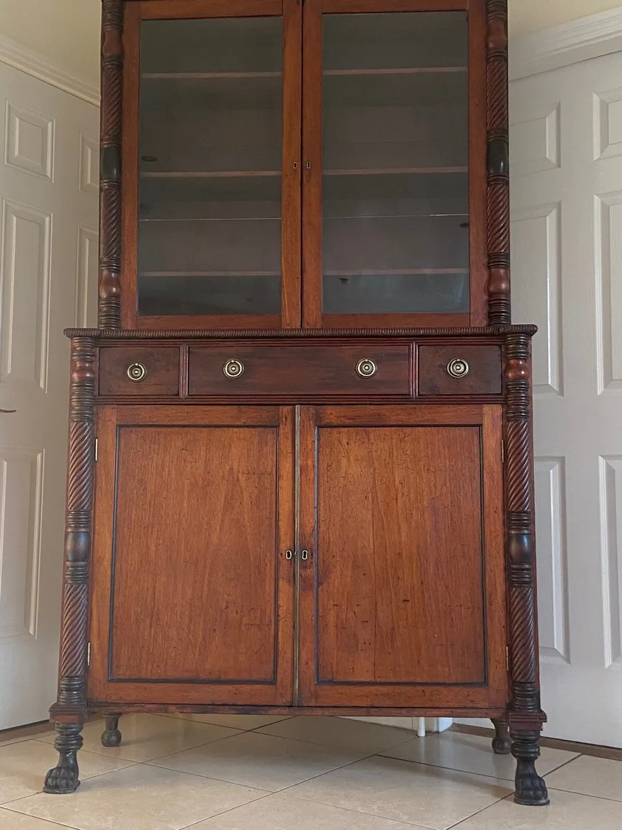 18th century Cork Bookcase cabinet - Image 2