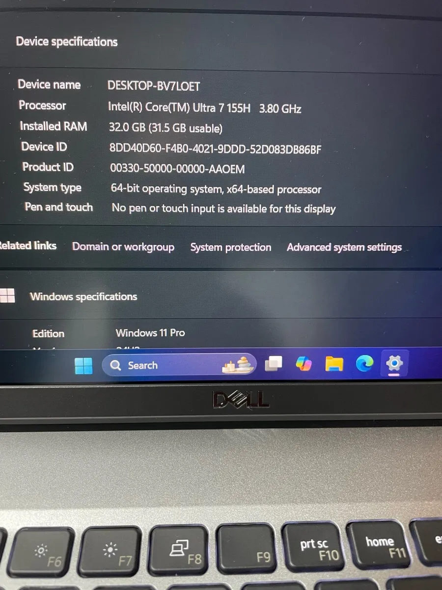 Dell ULTRA 7 32gb 1 TB -4gb GPU - Image 4