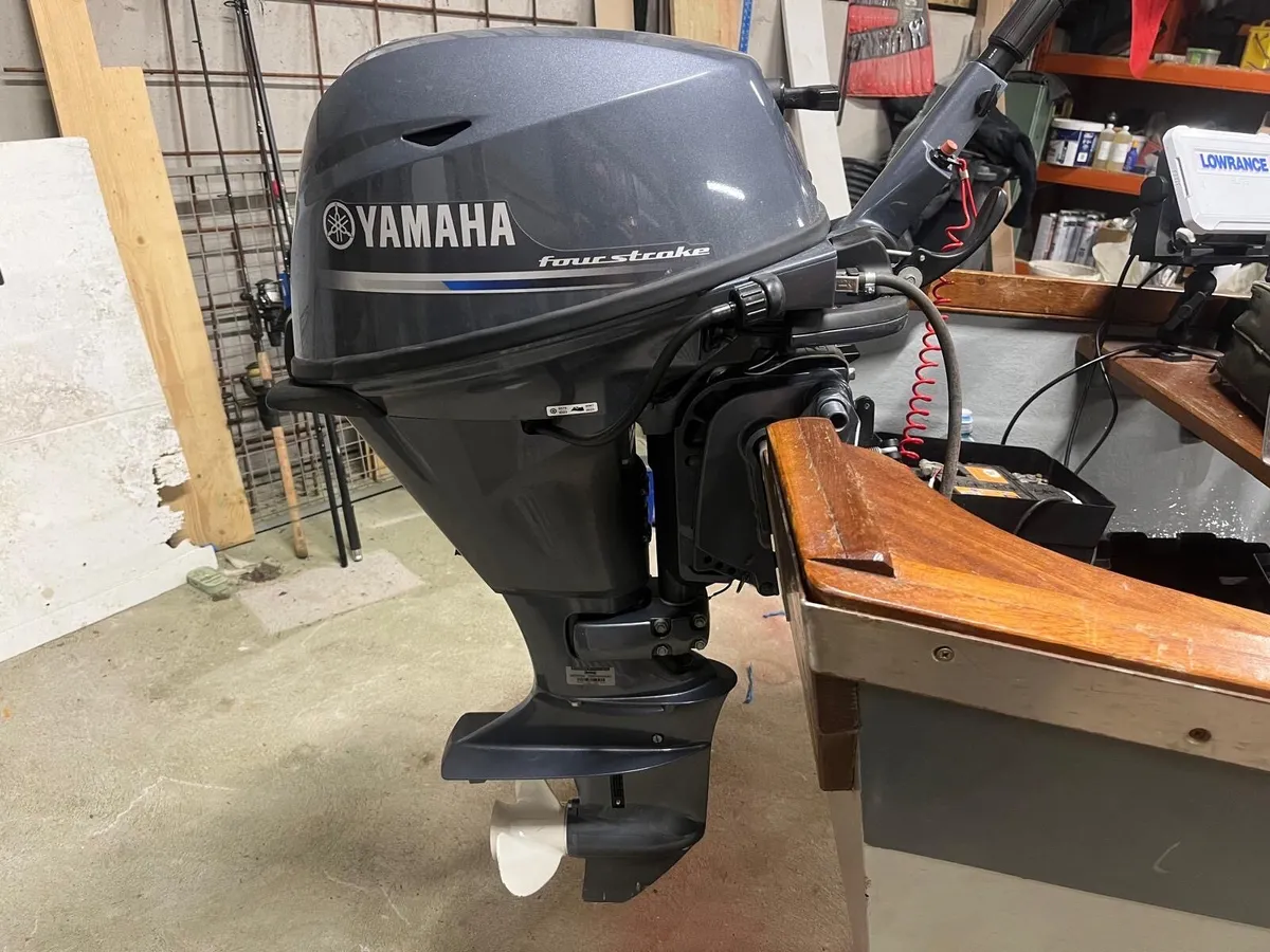 2023 Yamaha 15hp outboard - Image 1