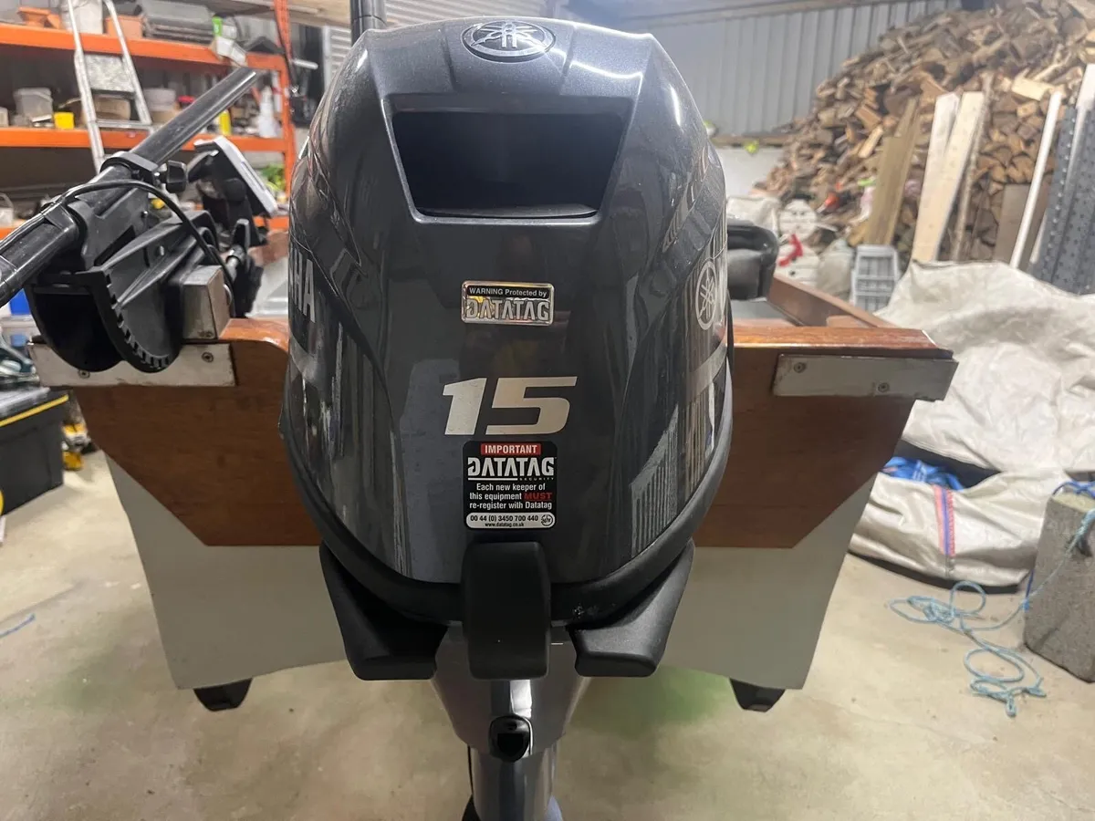 2023 Yamaha 15hp outboard - Image 3
