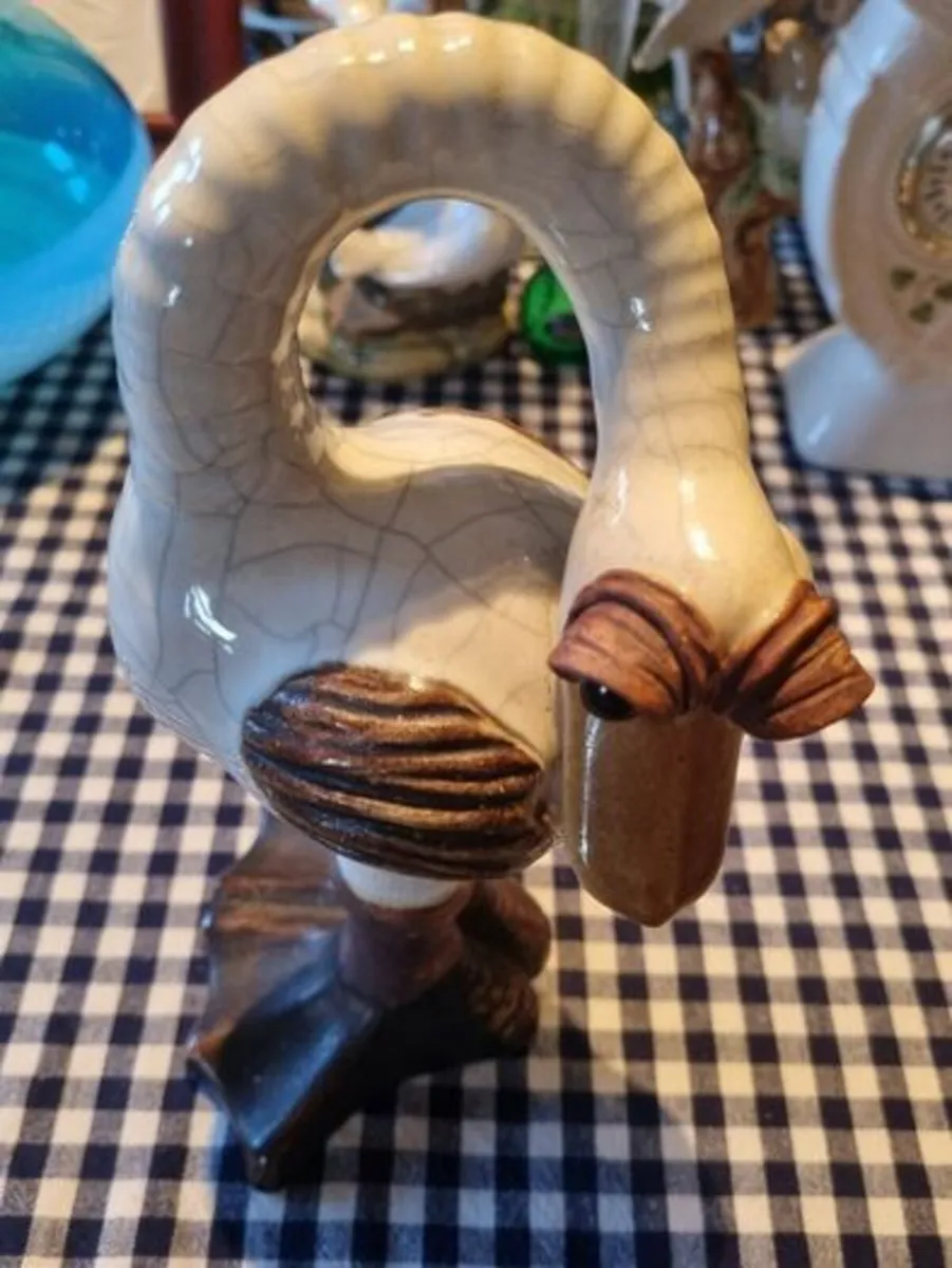 Funny Pottery Figure of a Duck - Image 2