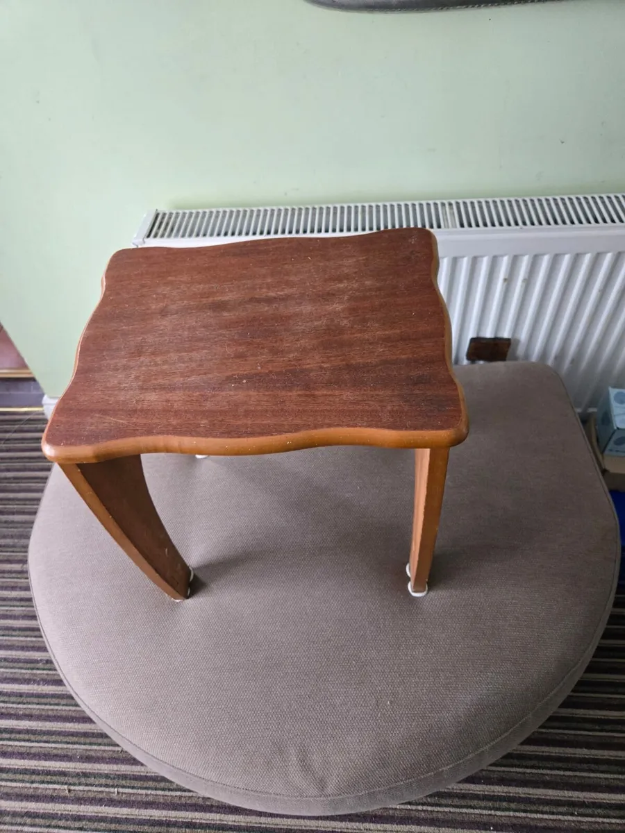 Small wooden table
