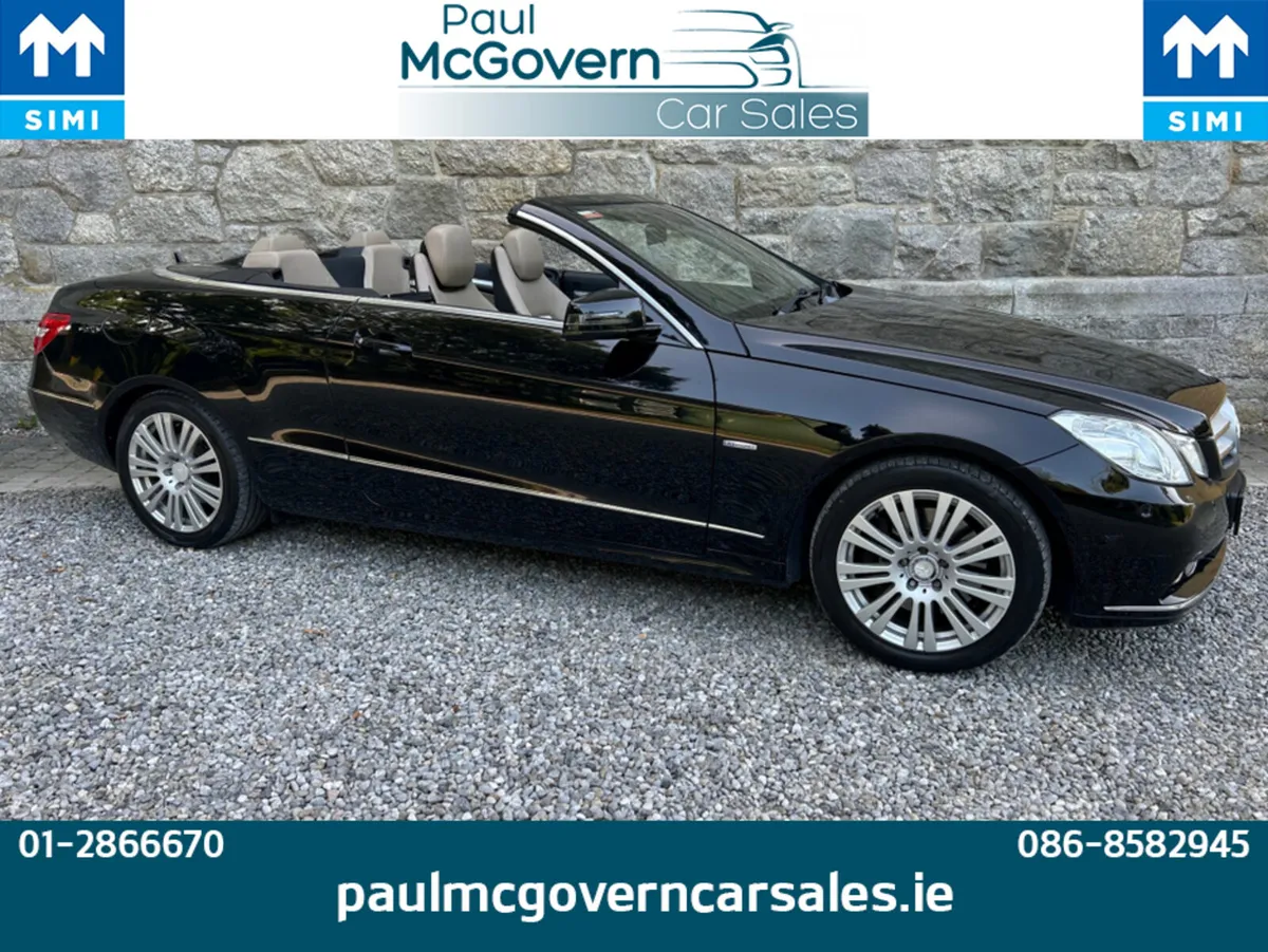 Mercedes-Benz E-Class E SERIES CDI  CONVERTBLE  2D - Image 1