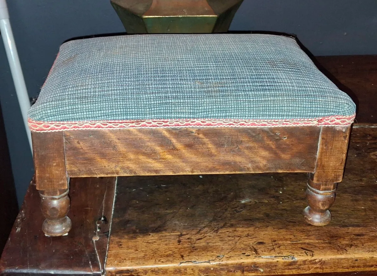 Antique Footstool - Image 1