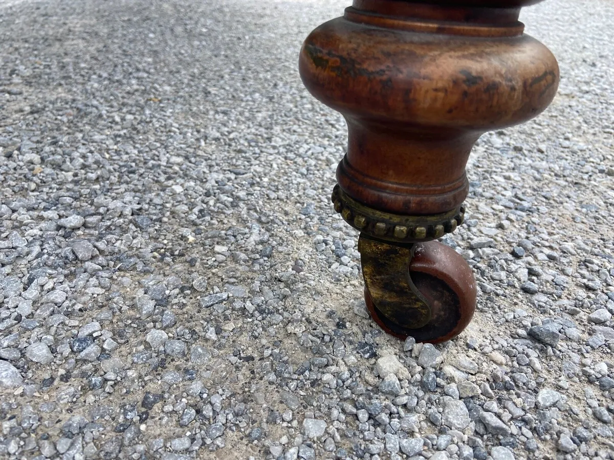 1840s Victorian long dining room table - Image 4
