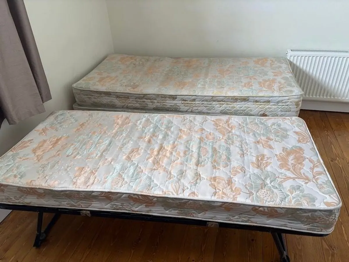 Free Single Bed with Underbed & Mattresses - Image 2