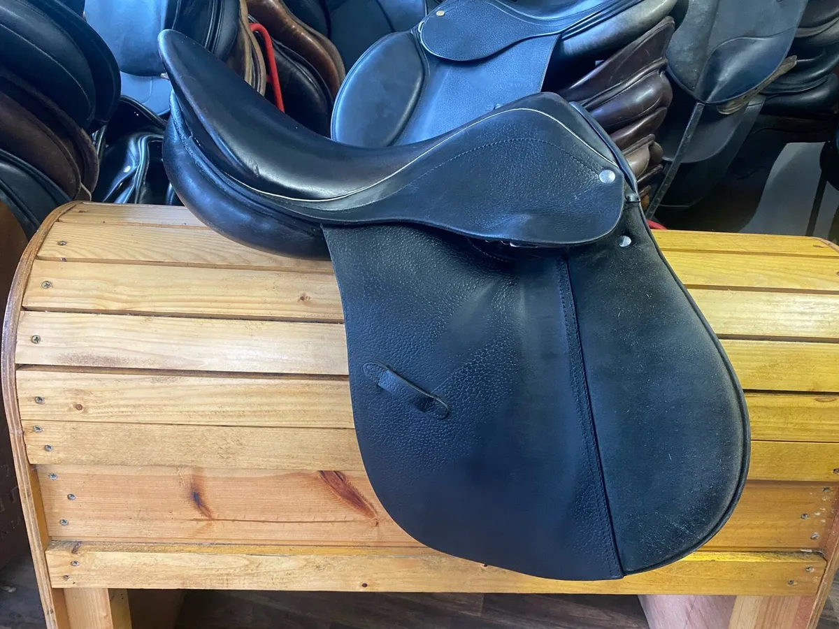 Zaldi Tom small 16” Leather pony saddle - Image 2