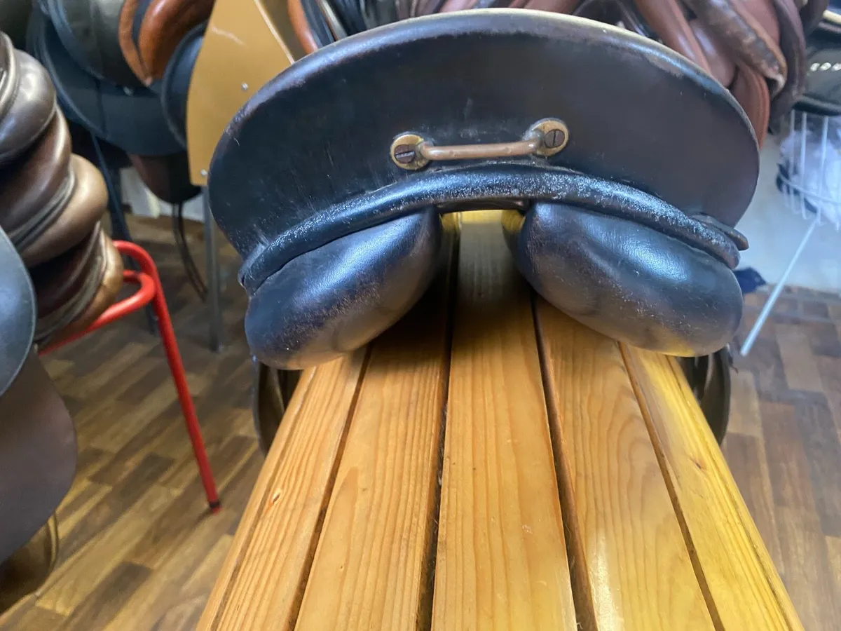 Zaldi Tom small 16” Leather pony saddle - Image 3