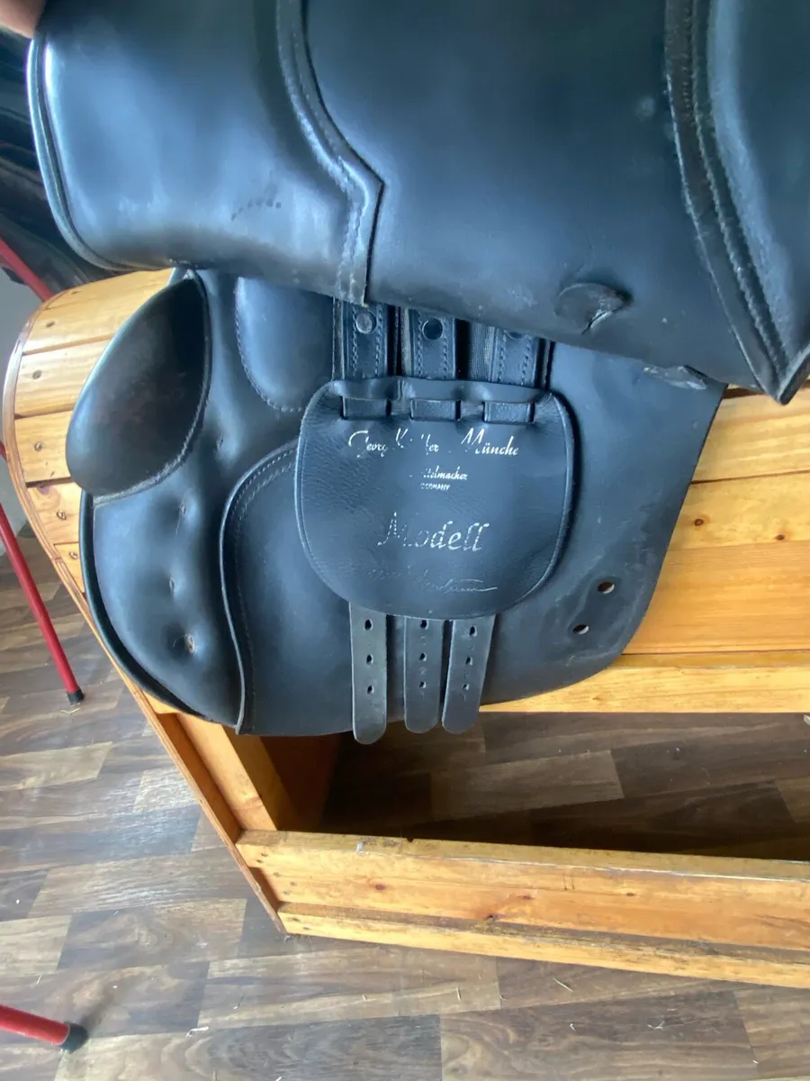 Kieffer ludger Beerbaum 17” Leather saddle - Image 4