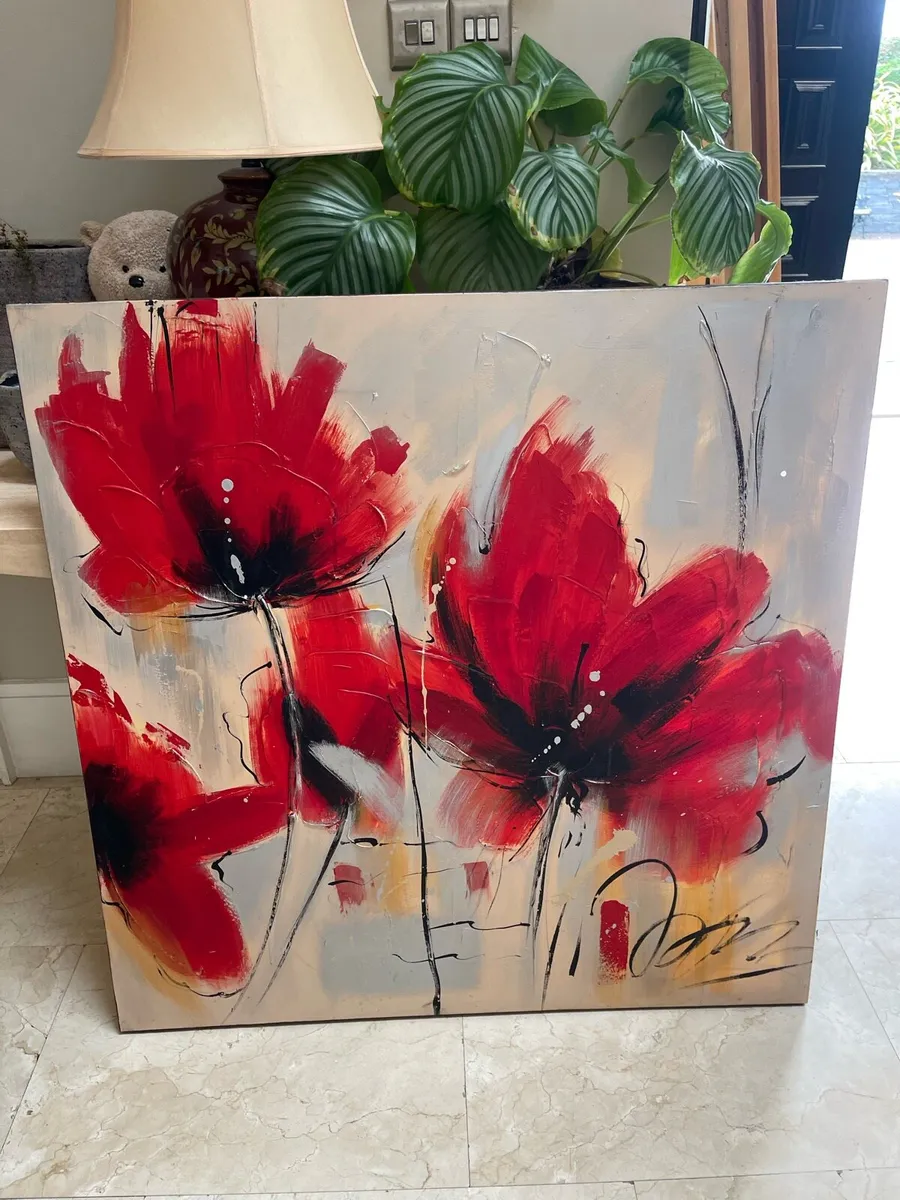 Lovely Large Framed Painting - Can Deliver