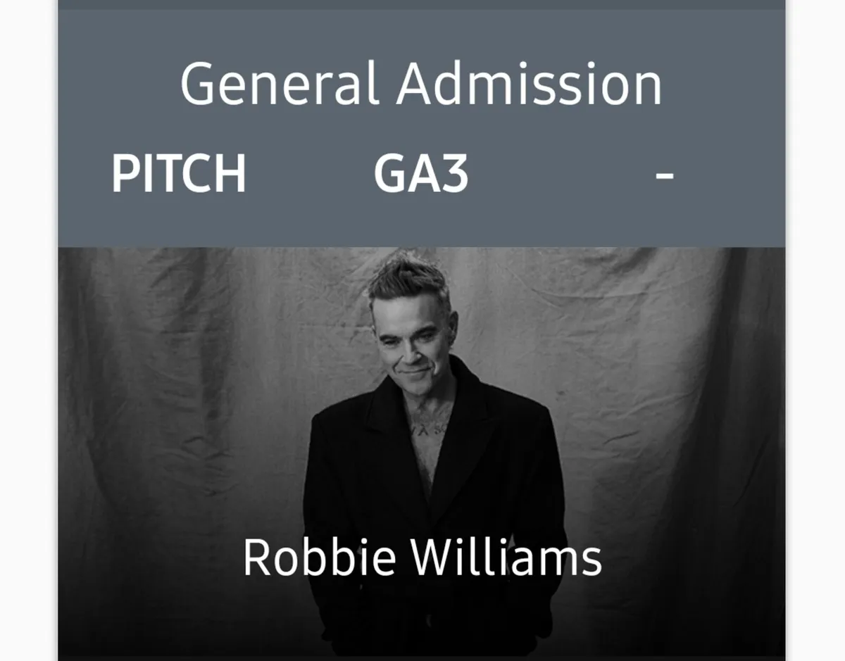 Robbie Williams Tickets