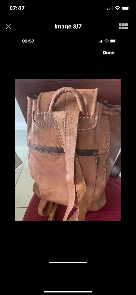 Leather Knspsack - Image 3