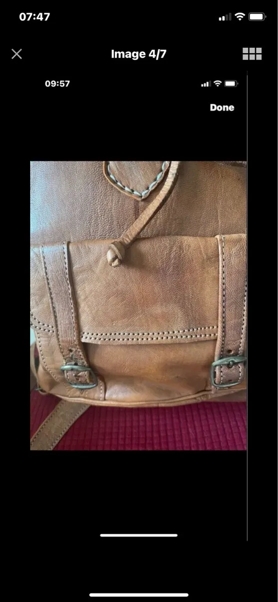 Leather Knspsack - Image 4