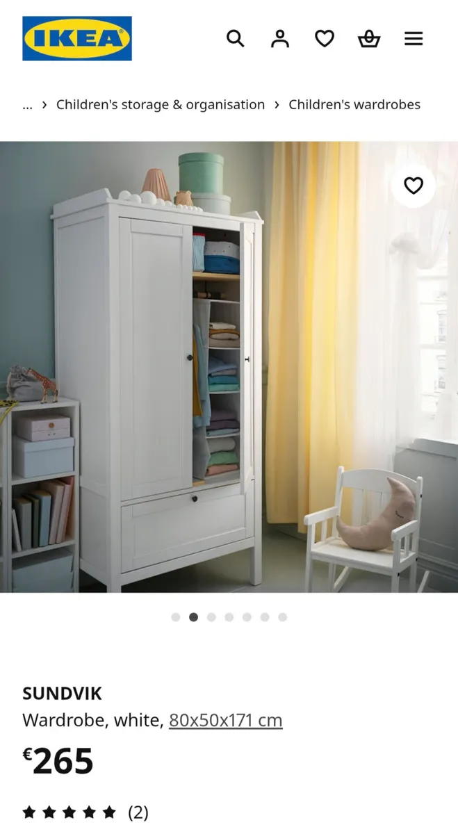 IKEA Kids Wardrobe Sundvik - Image 4