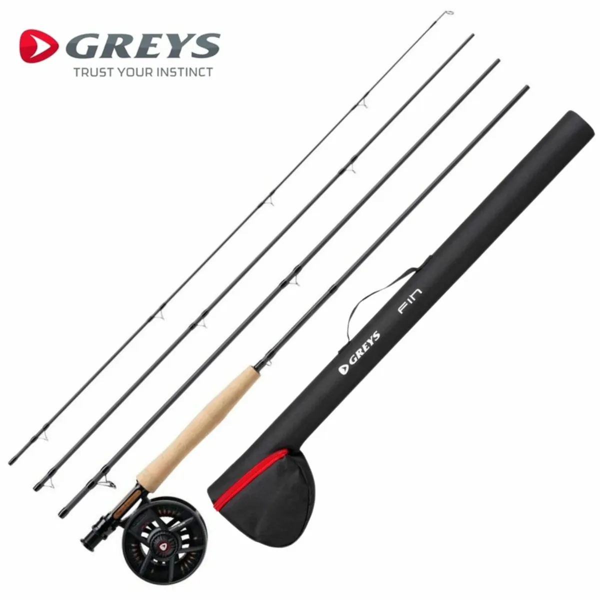 Greys 9ft/2.7m Lance 4 Section Fly Rod (6wt) - Image 1