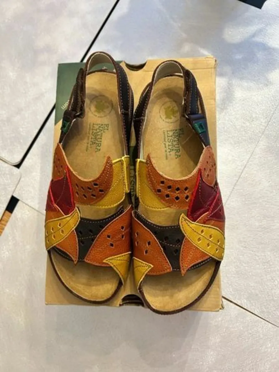 El Naturalista womens leather Sandals 8UK 41EU NEW - Image 1