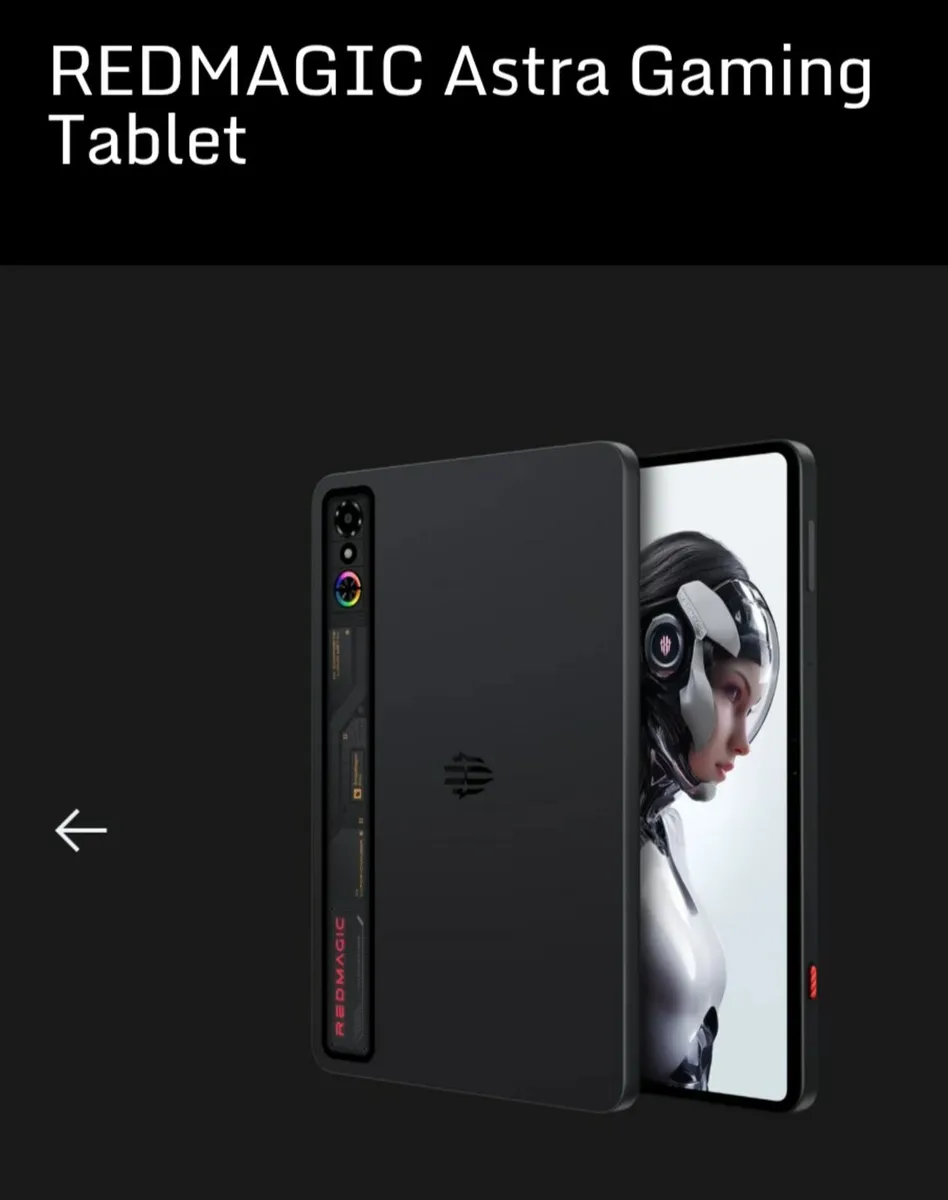 Redmagic Astra Gaming tablet 16GB 512GB brand new - Image 4