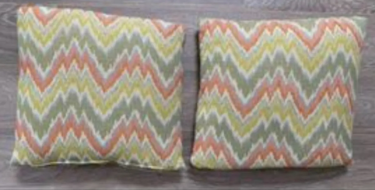 Pair of Large Cushions - Image 1