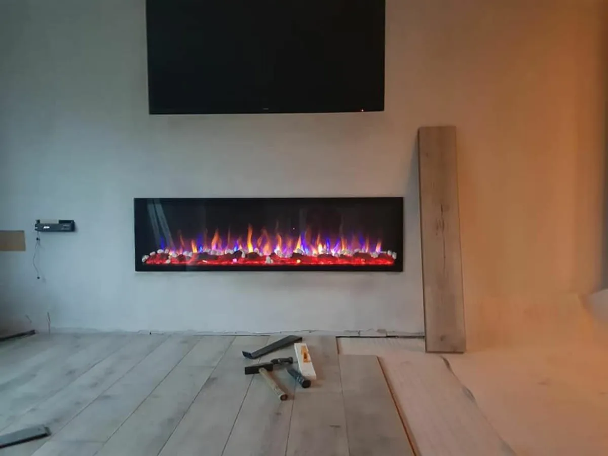 60" Electric fireplace. Free delivery in all Irela - Image 4