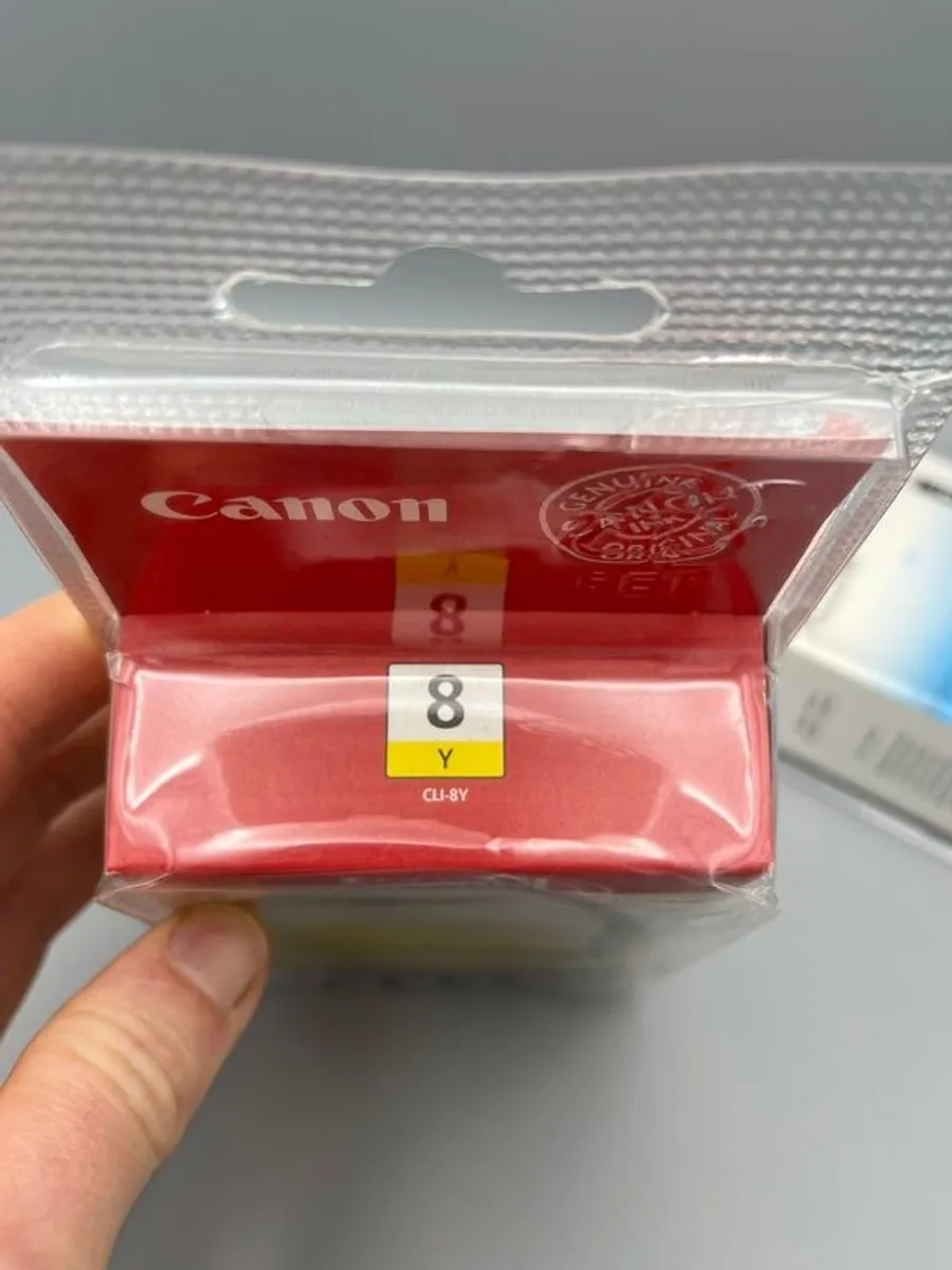 2 x Genuine Canon Pixma ChromaLife 100 Ink Cartridges Sealed Cyan & Yellow - Image 2