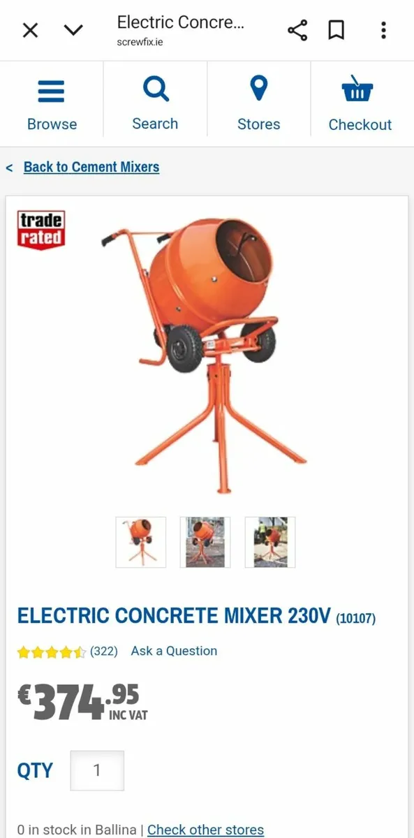 Cement mixer - Image 1