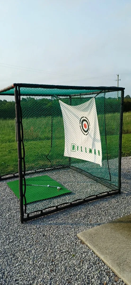Golf practise net & mat. - Image 2