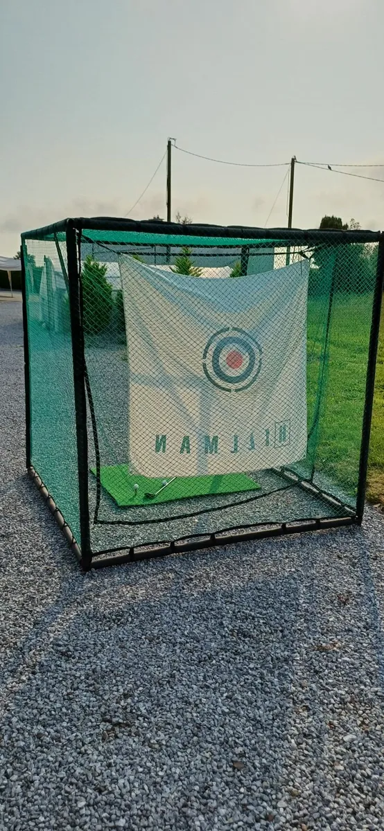 Golf practise net & mat. - Image 4