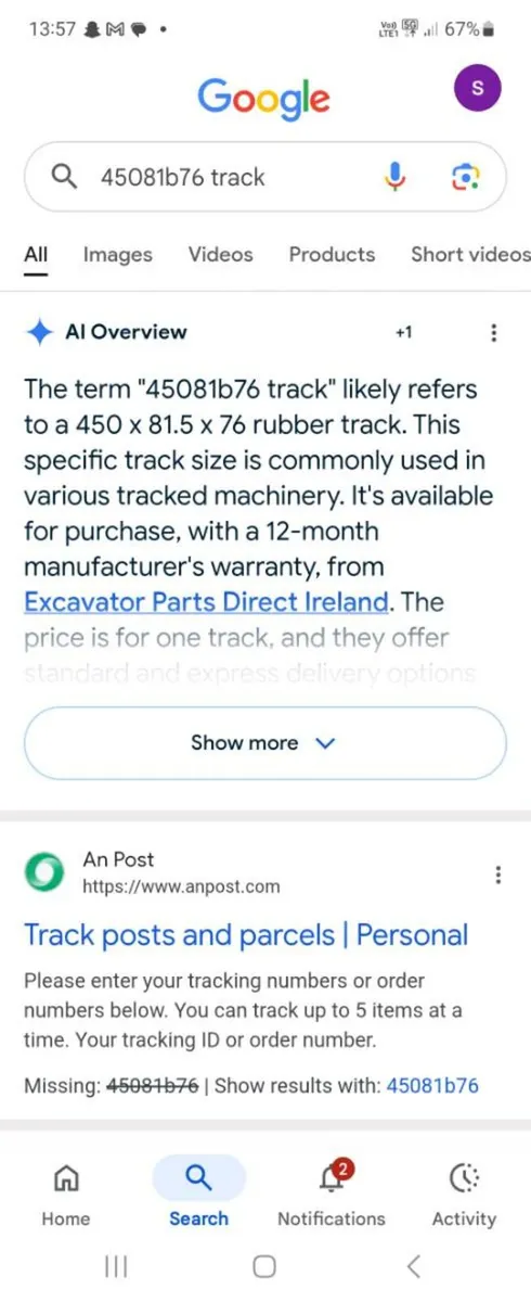 Wanted track wanted 9 tonne cash waiting - Image 1