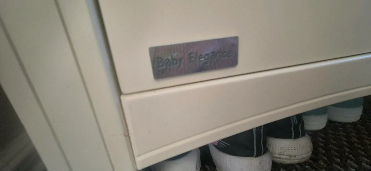 Baby elegance wardrobe + drawer chest - Image 3
