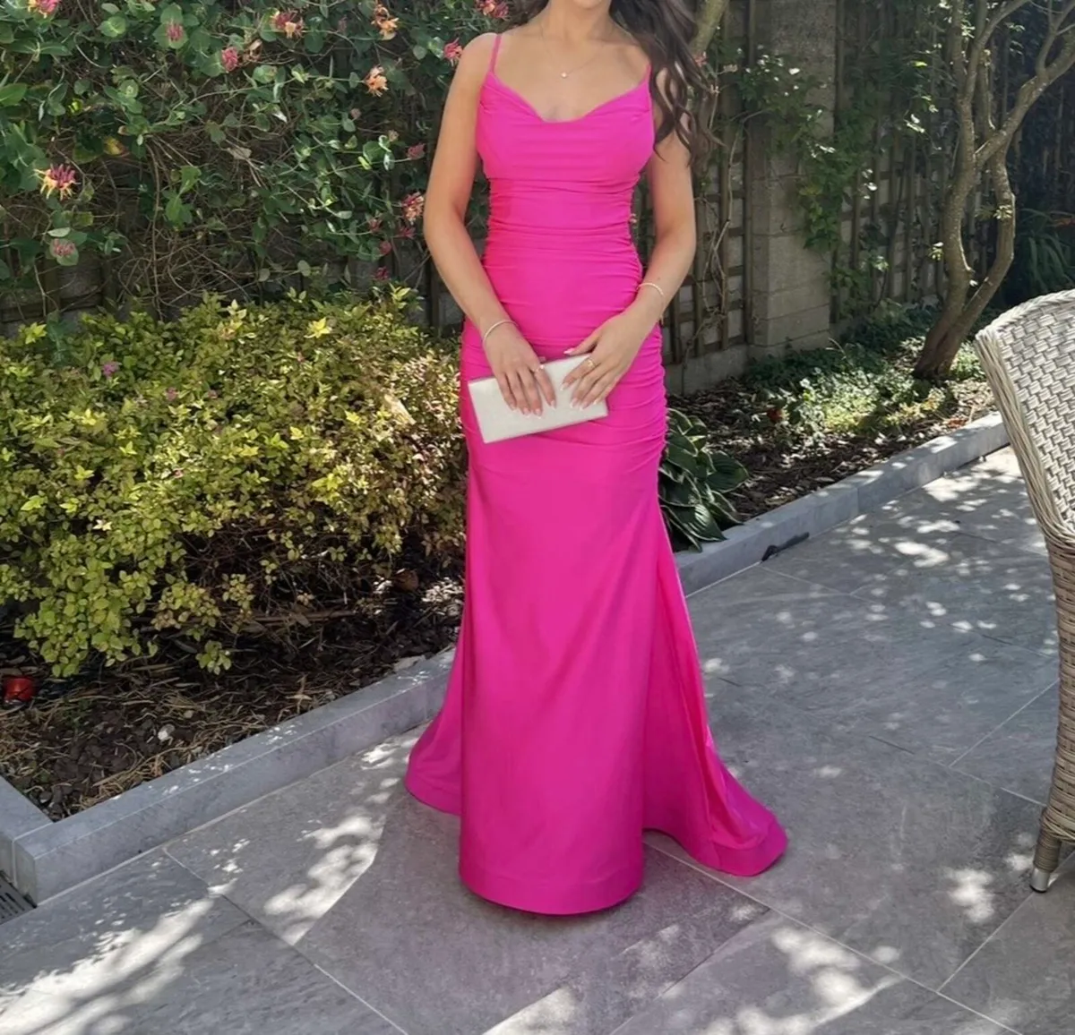 Fuschia Pink debs dress - Image 1